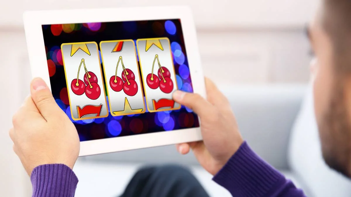 online casino games interface showing slots