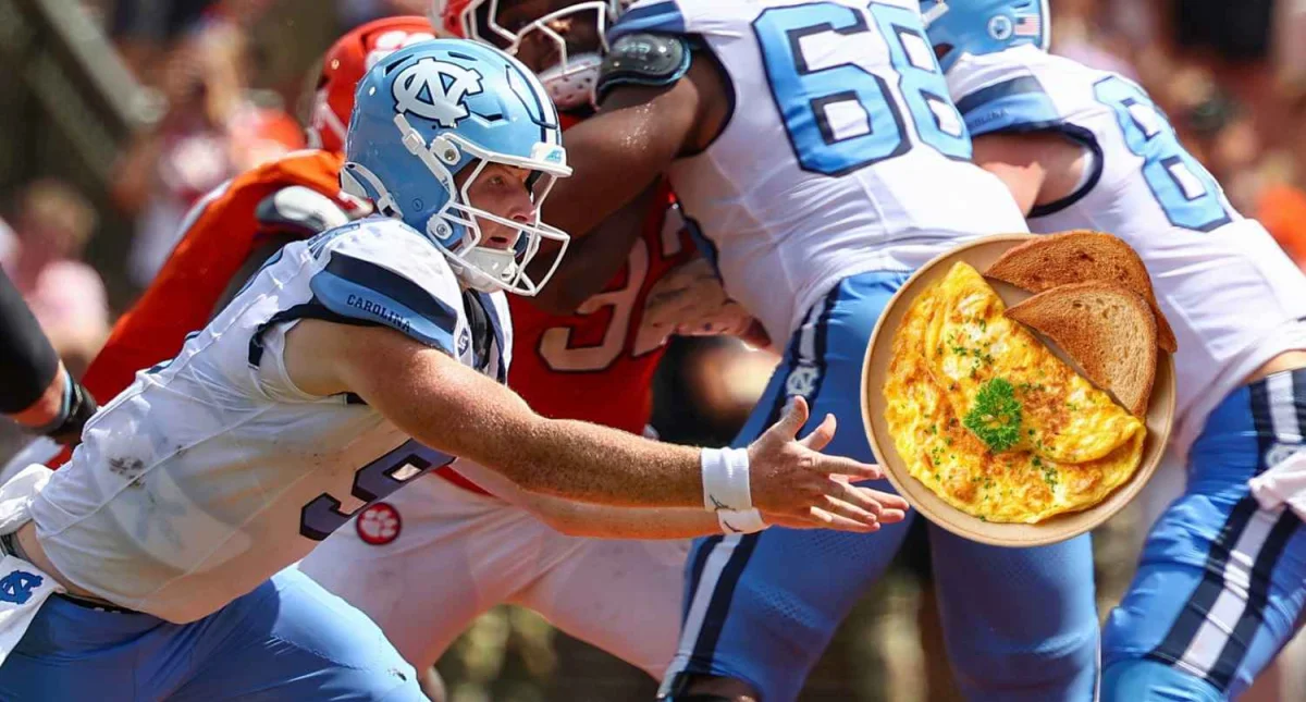 ESPN announcer compares UNC’s Billy Edwards Jr. to hotel breakfast on hot mic