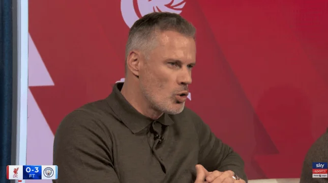 Jamie Carragher makes Arsenal title prediction after Man City thump Liverpool