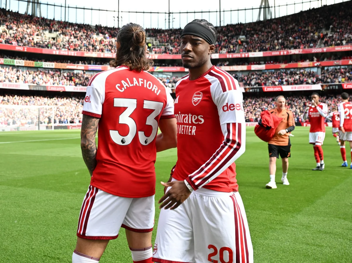 LONDON, ENGLAND - OCTOBER 10: Noni Madueke of Arsenal before the Premier League 2026/27 match between Arsenal FC and Leeds United at Emirates Stadium on October 10, 2026 in London, England. (Photo by David Price/Arsenal FC via Getty Images)
