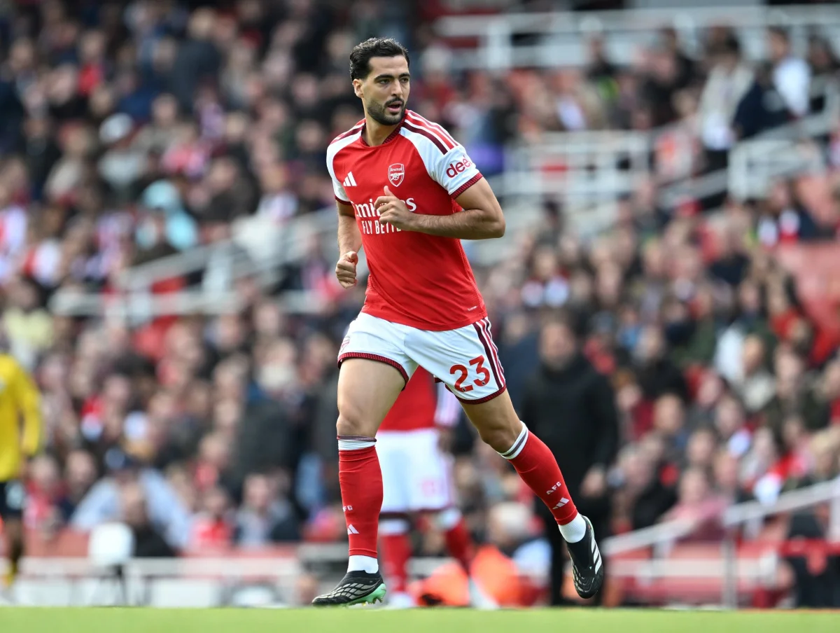 LONDON, ENGLAND - OCTOBER 10: Mikel Merino of Arsenal during the Premier League 2026/27 match between Arsenal FC and Leeds United at Emirates Stadium on October 10, 2026 in London, England. (Photo by David Price/Arsenal FC via Getty Images)